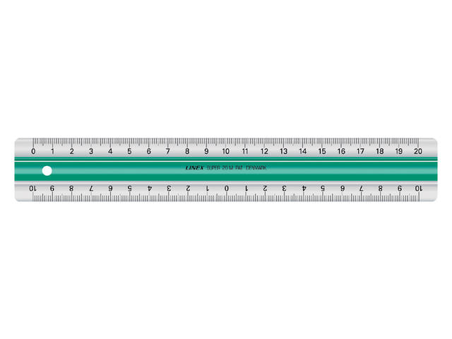 Liniaal Linex super S20 20cm transparant