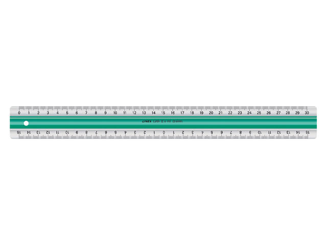 Liniaal Linex super S30 30cm transparant