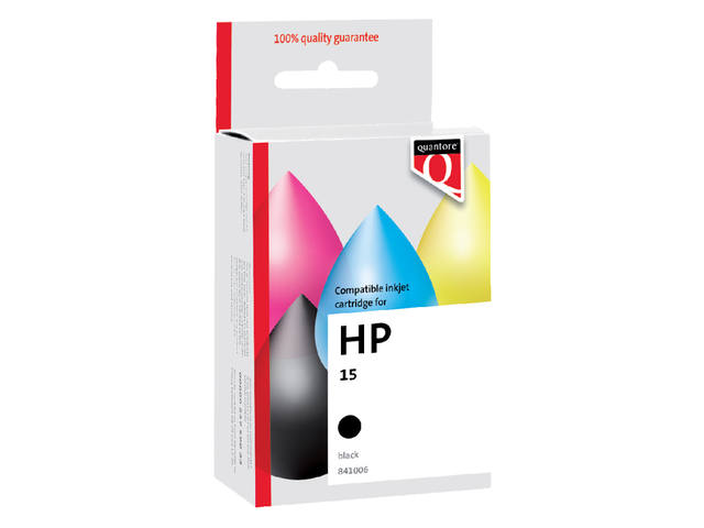 Inktcartridge Quantore Hp 15 C6615de zwart
