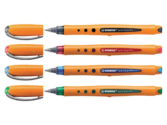 Rollerpen STABILO worker 2018/41 M blauw