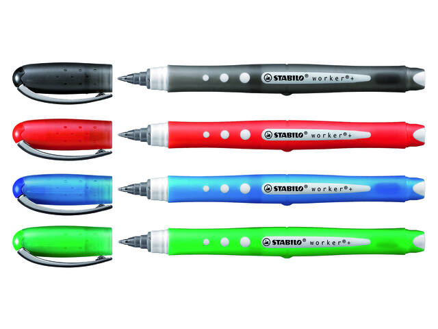 Rollerpen STABILO worker color 2019/40 M rood
