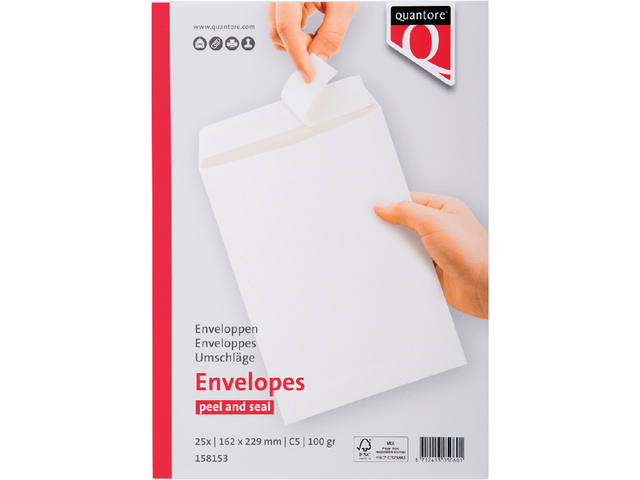 Envelop Quantore akte C5 162x229 100gr zk wt