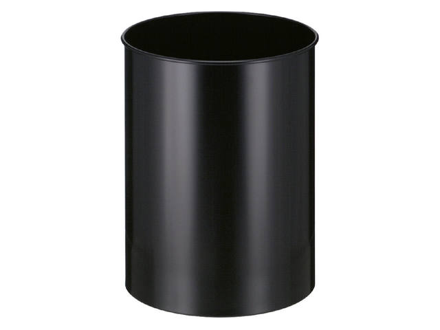 Papierbak Vepabins rond 33.5cm 30liter zwart