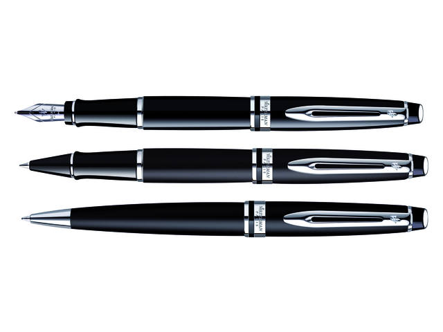 Rollerpen Waterman Expert CT F lak zwart