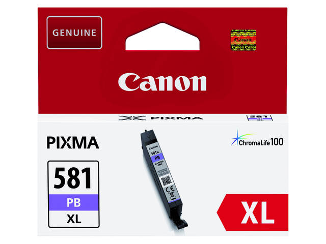 Inktcartridge Canon CLI-581XL foto blauw