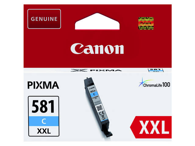Inktcartridge Canon CLI-581XXL blauw E