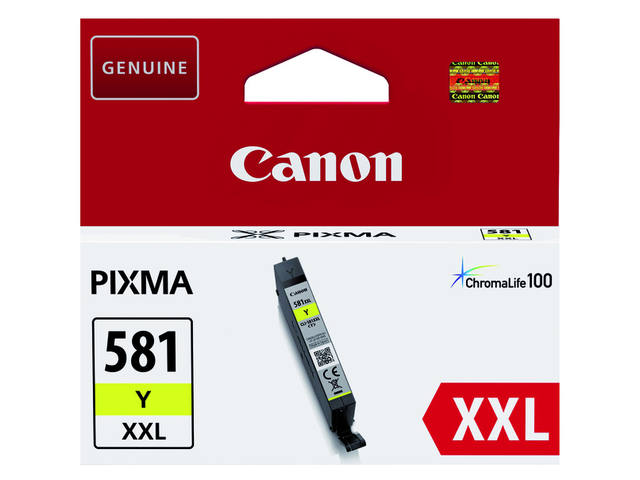 Inktcartridge Canon CLI-581XXL geel E