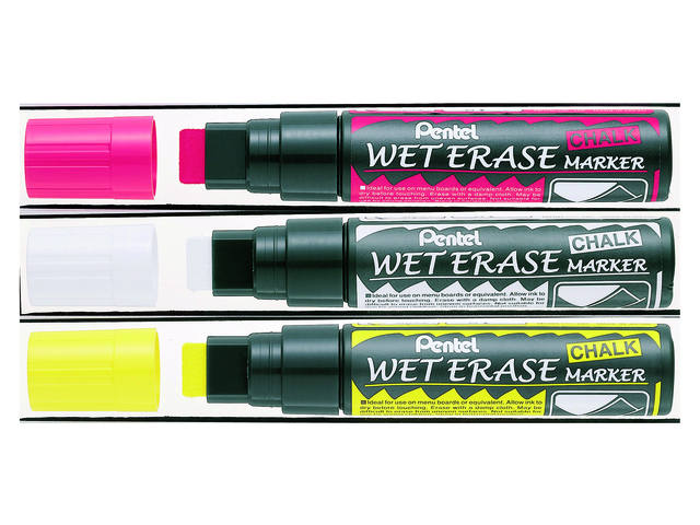 Krijtstift Pentel SMW56 8-16mm wit