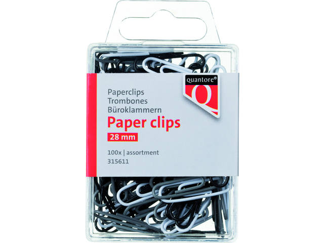 Paperclip Quantore 28mm assorti