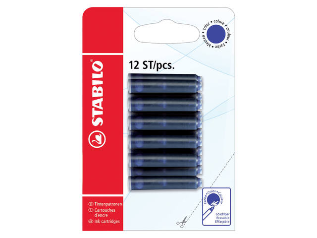 Inktpatroon STABILO blauw
