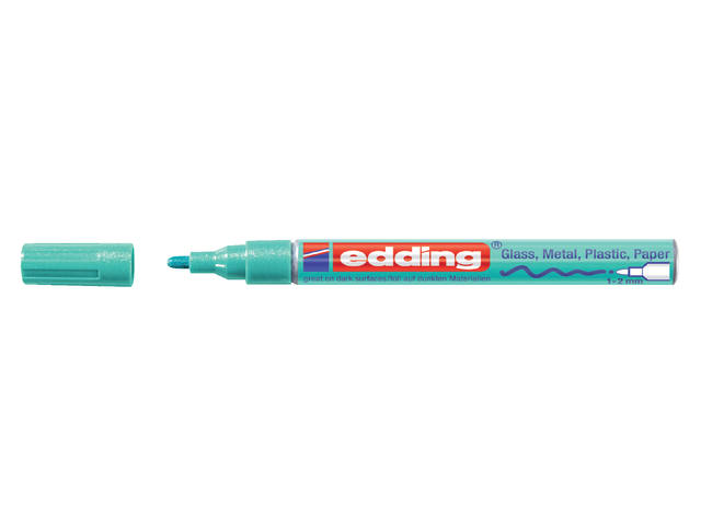 Paintmarker edding 751 oliebasis 1-2mm mtl groen