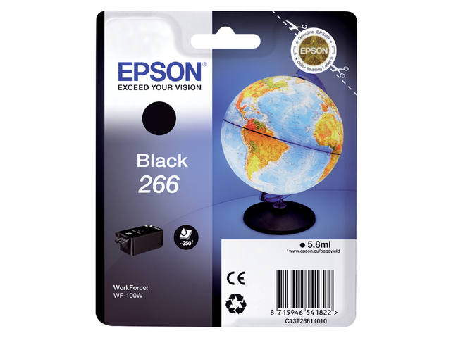Inktcartridge Epson 266 T2661 zwart