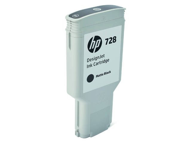 Inktcartridge HP F9J68A 728 mat zwart