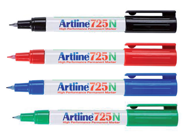 Fineliner Artline 725 rond F blauw