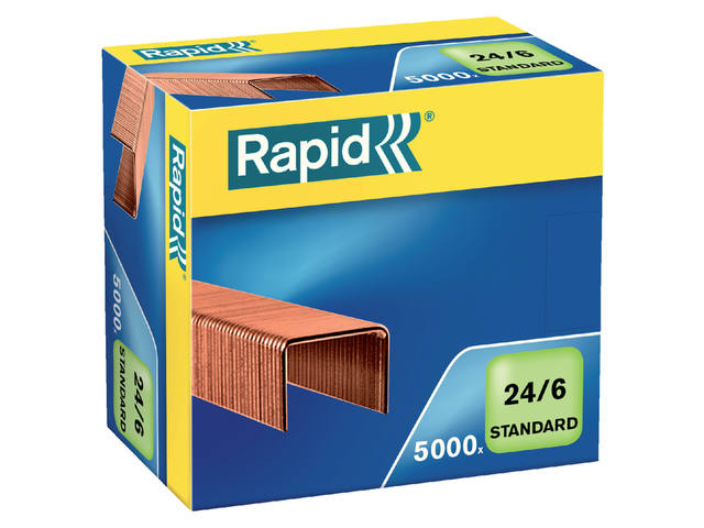 Nieten Rapid 24/6 verkoperd standaard 5000st