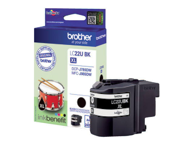 Inktcartridge Brother LC-22UBK zwart
