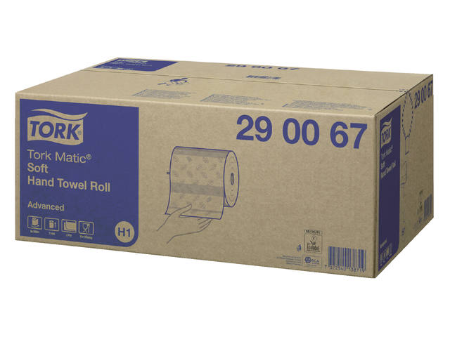 Handdoekrol Tork H1 Advanced 2laags 150m wit
