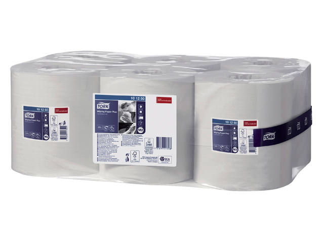 Poetspapier Tork M2 Advanced 2laags 160m wit