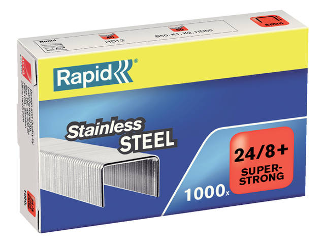 Nieten Rapid 24/8 rvs superstrong 1000st