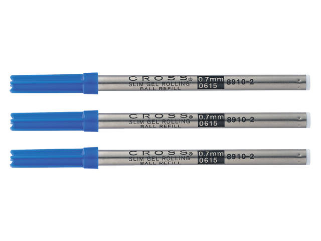 Rollerpenvulling Cross Slim M  blauw