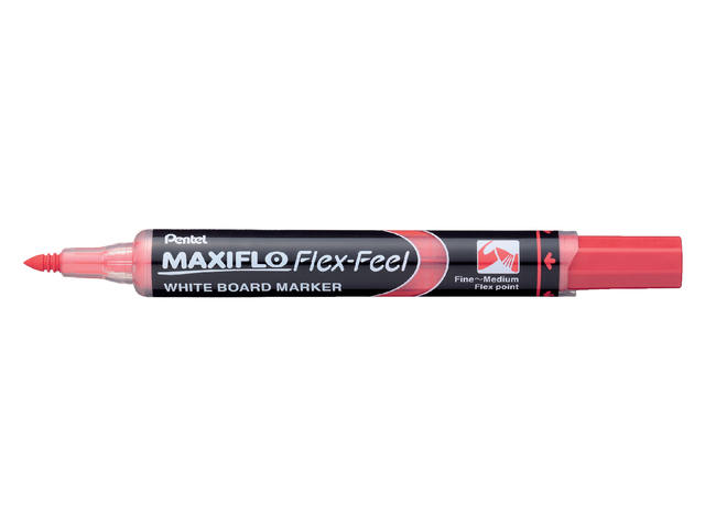 Whiteboardmarker Pentel MWL5SBF 1.5-4.5 rood