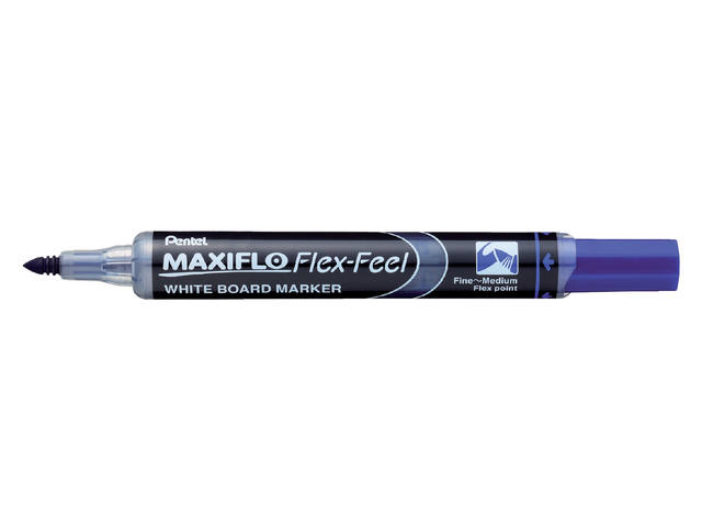 Whiteboardmarker Pentel MWL5SBF 1.5-4.5 blauw