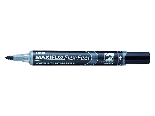 Whiteboardmarker Pentel MWL5SBF 1.5-4.5 zwart