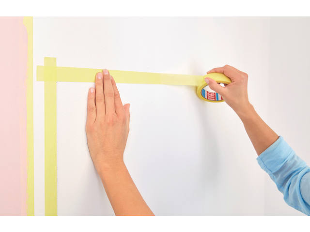 Afplaktape tesa Prof 25mx38mm geel