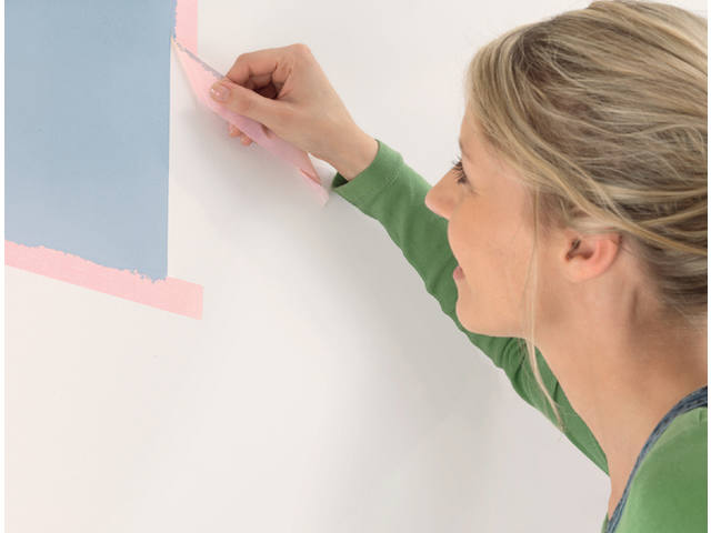 Afplaktape tesa Prof sensitive 25mx38mm roze