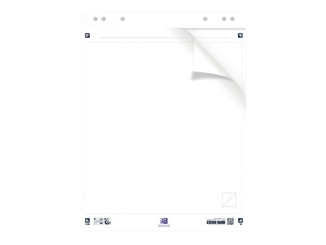 FLIPOVERPAPIER OXFORD SMART 60X80CM BLANCO 90GR