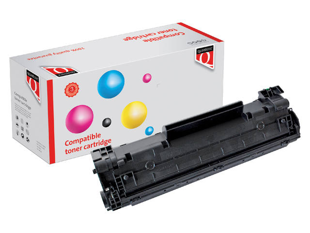 Tonercartridge Quantore HP CB436A 36A zwart HC
