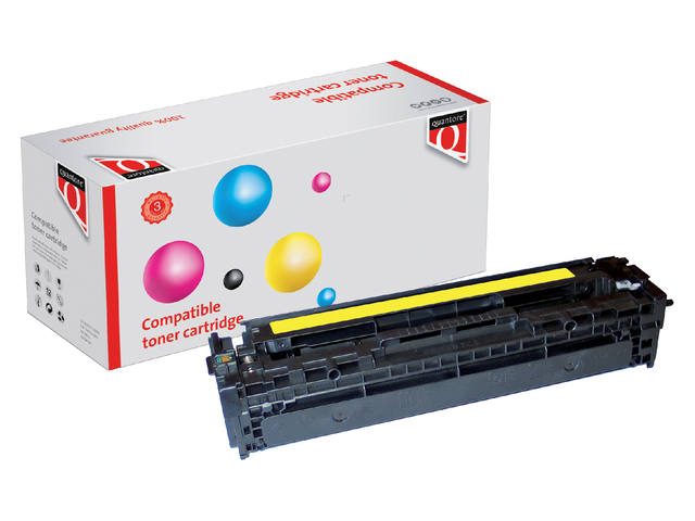 Tonercartridge Quantore HP CB542A 125A geel