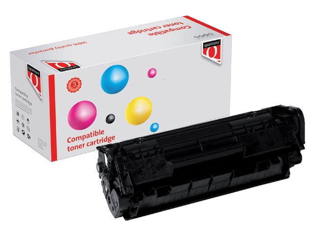 Tonercartridge Quantore HP Q2612A 12A zwart