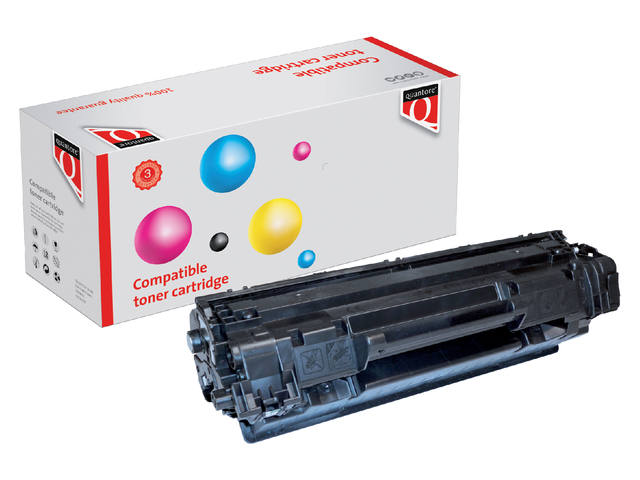 Tonercartridge Quantore Canon 737/HP CF283X zwart