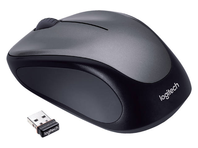 Muis Logitech optical M235 Notebook drl grijs
