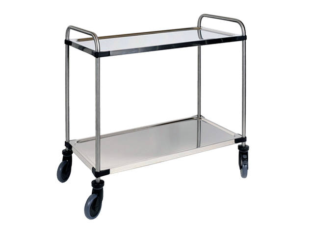 Serveerwagen 2 plateaus 870x570x950mm