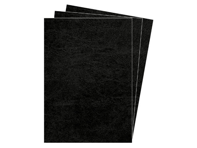 Voorblad Fellowes A4 lederlook zwart