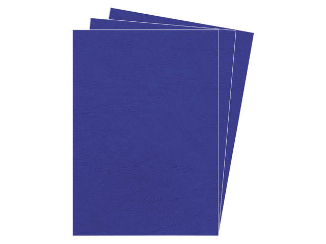 Voorblad Fellowes A4 lederlook royal blauw