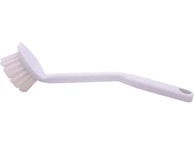 Afwasborstel Cleaninq basis plastic ronde kop wit