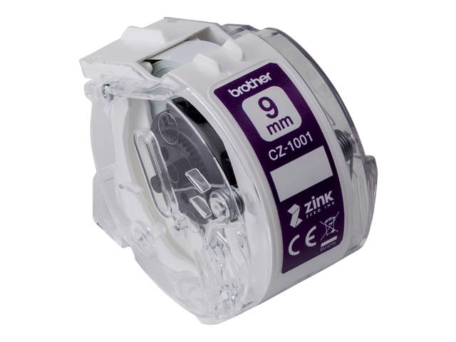 Etiket Brother CZ1001 multifunctioneel 9mm 5m wit