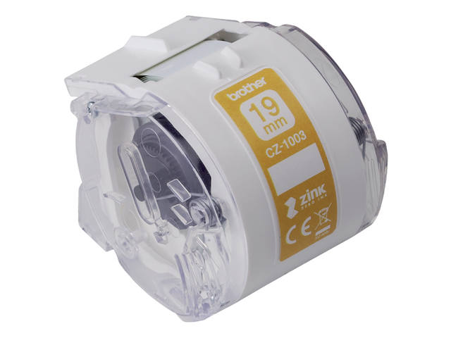 Etiket Brother CZ1003 multifunctioneel 19mm 5m wit