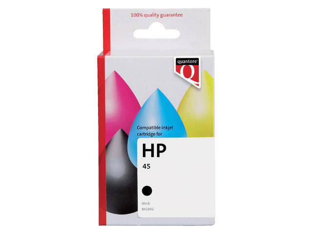 Inktcartridge Quantore Hp 45 51645cn zwart