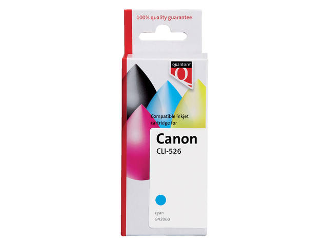 Inktcartridge Quantore Canon Cli-526 blauw