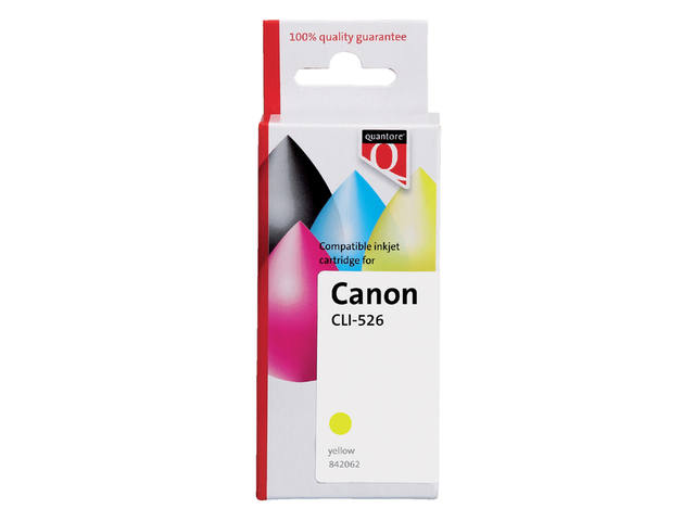 Inktcartridge Quantore Canon Cli-526 geel