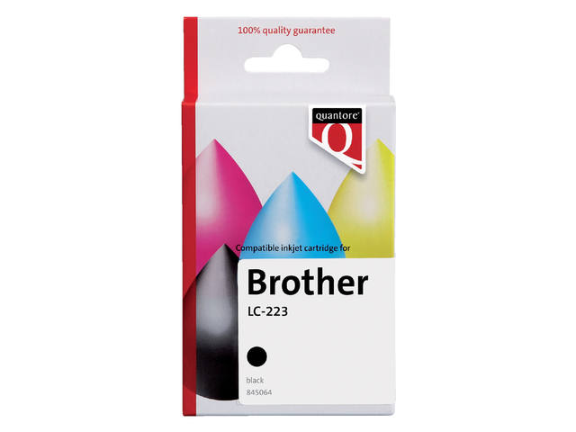 Inktcartridge Quantore Brother Lc-223 zwart