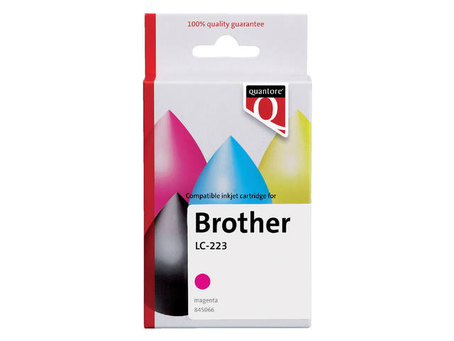 Inktcartridge Quantore Brother Lc-223 rood