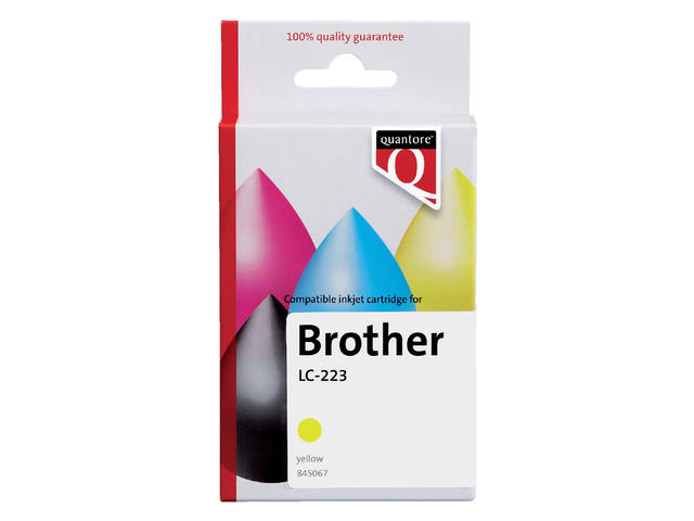 Inktcartridge Quantore Brother Lc-223 geel