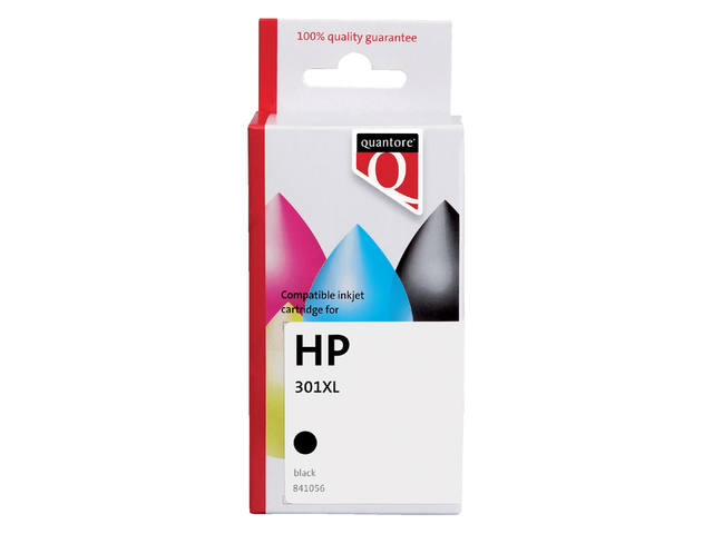 Inktcartridge Quantore Hp 301XL ch563ee hc zwart