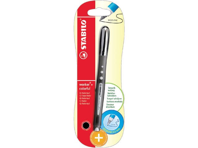 Rollerpen STABILO worker color 2019/46 M blist zw