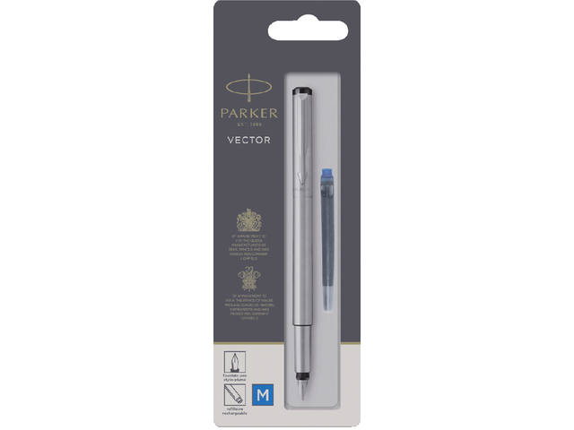 Vulpen Parker Vector M roestvrij staal